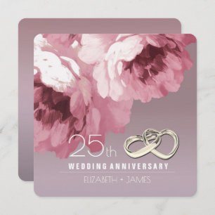 25th Wedding Anniversary Party Invitations