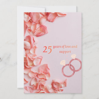 25th wedding greeting cards