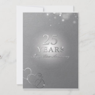 25th wedding greeting cards