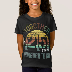 25th Years Wedding Anniversary Gifts For Couples M T-Shirt