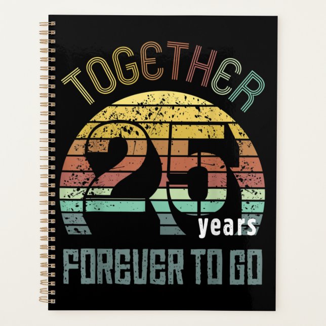 25th Years Wedding Anniversary Planner (Front)