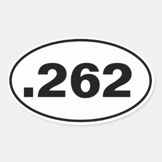 .262 OVAL STICKER
