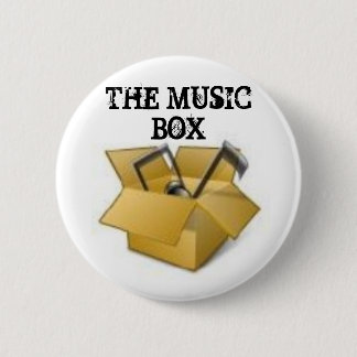 2635309384, THE MUSIC BOX PINBACK BUTTON