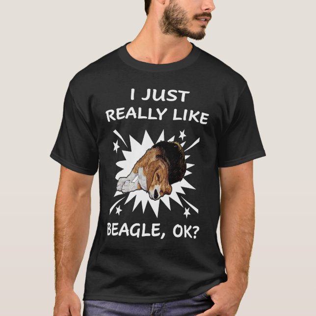 265 I Just Really Like Beagle T-Shirt (Front)
