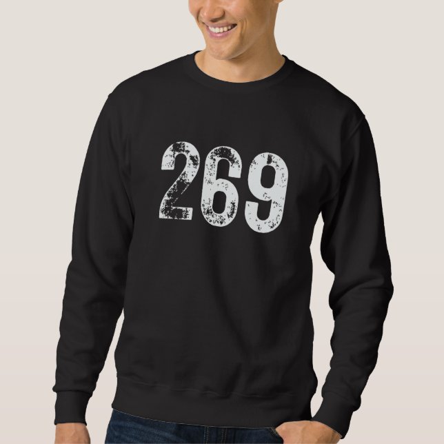 269 Area Code Kalamazoo MI Mobile Telephone Area C Sweatshirt (Front)