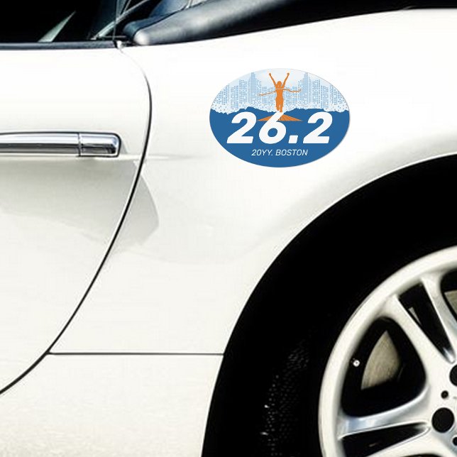 26.2 City Full Marathon Keepsake Car Magnet (26.2 City Full Marathon Keepsake Car Magnet)