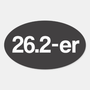 26.2-er or Marathoner - Marathon Runners Stickers