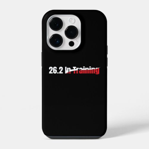 262 in Training Abstract Marathon Running iPhone 14 Pro Case