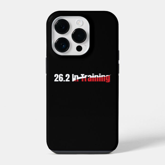 26.2 in Training Artistic Marathon Running iPhone Case (Back)