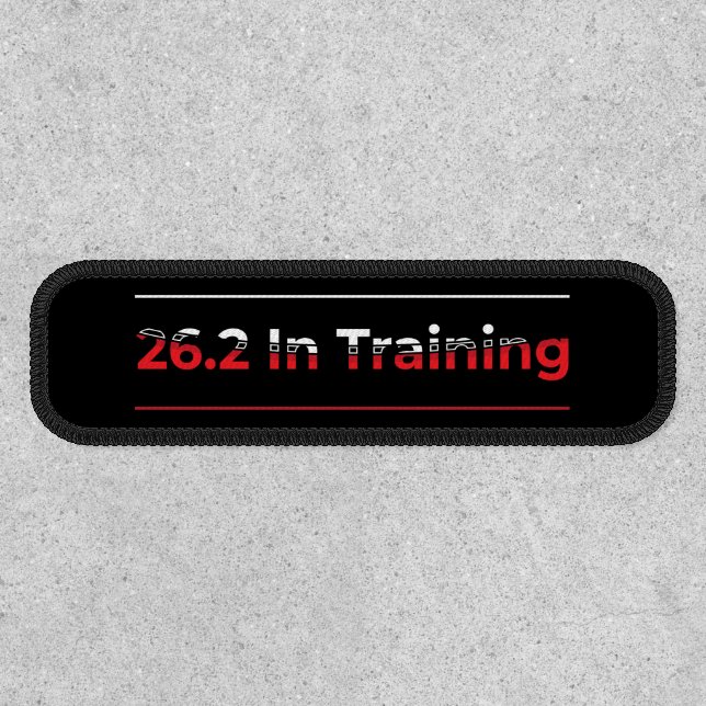 26.2 in Training Full Marathon Race -Running Patch (Front)