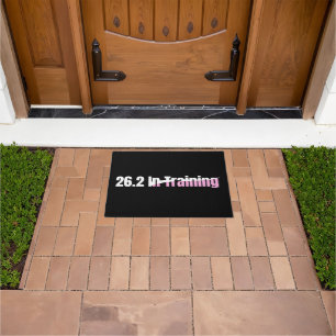 26.2 in Training - Girls Marathon Running Doormat