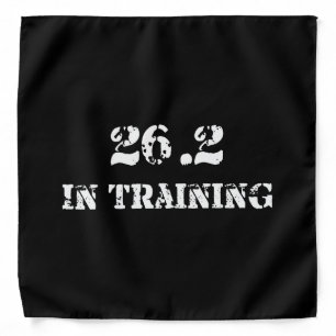 26.2 In Training Marathon Runner Running Bandana