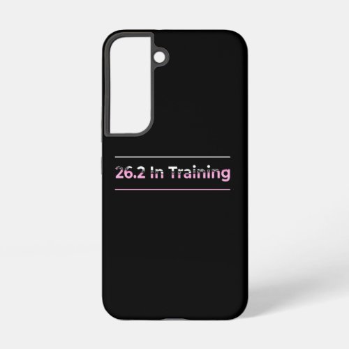 262 in Training Marathon Running Typography Samsung Galaxy S22 Case