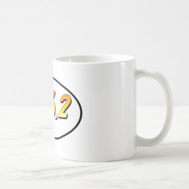 26.2 Marathon "Adventurer" Oval Coffee Mug (Right)