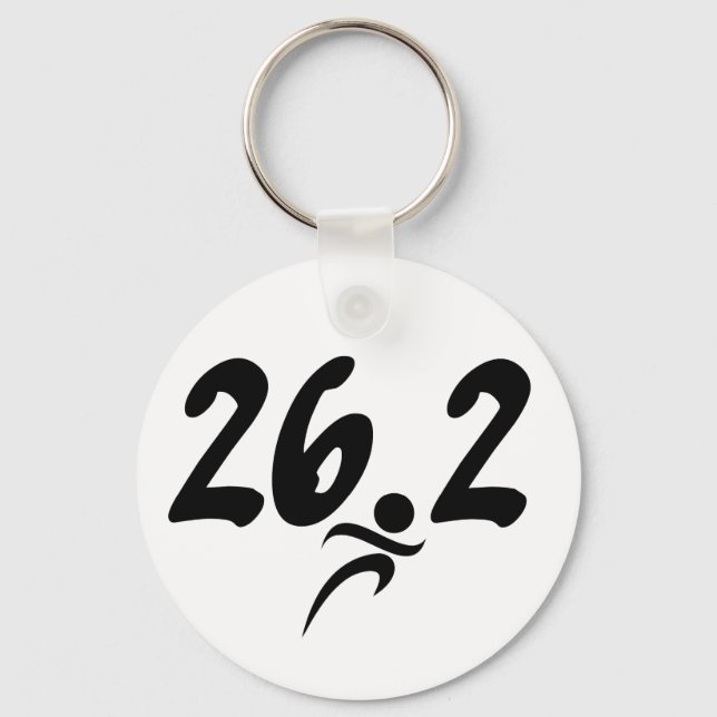 26.2 marathon keychain (Front)