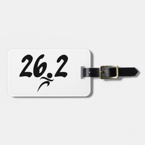 262 marathon luggage tag