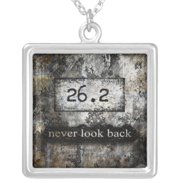 26.2 Marathon necklace by Vetro Jewelry (Front)