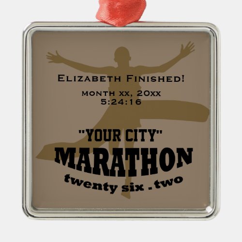 262 Marathon Ornament