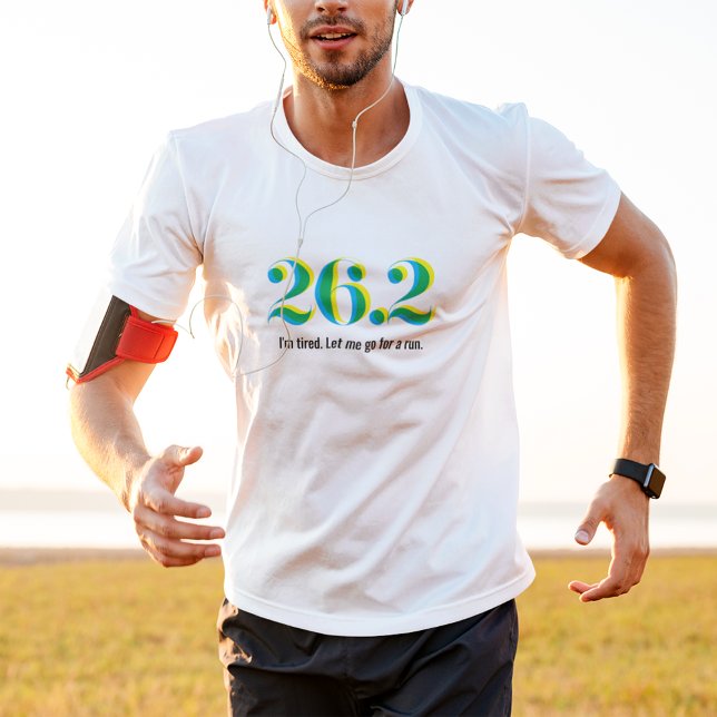 26.2 Marathon Running Bold Men's Tri-Blend Shirt (Creator Uploaded)