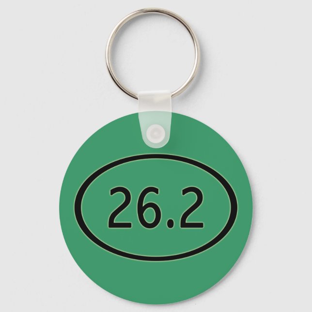 26.2 Miles Keychain (Front)