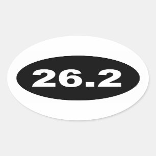 26.2 OVAL STICKER