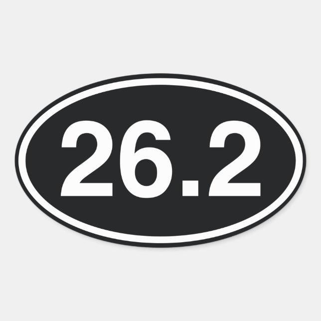 26.2 OVAL STICKER (Front)
