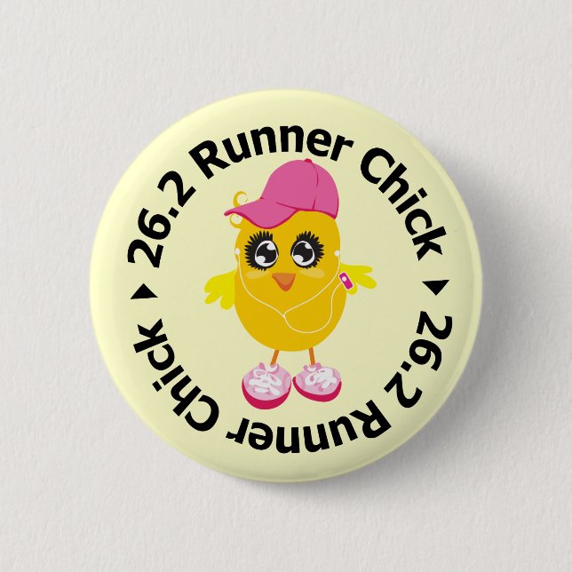 26.2 Runner Chick Button (Front)