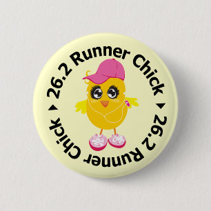 26.2 Runner Chick Button