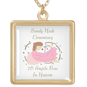26 ANGELS GOLD PLATED NECKLACE