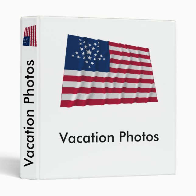 26-star flag, Great Star pattern Binder (Front/Spine)
