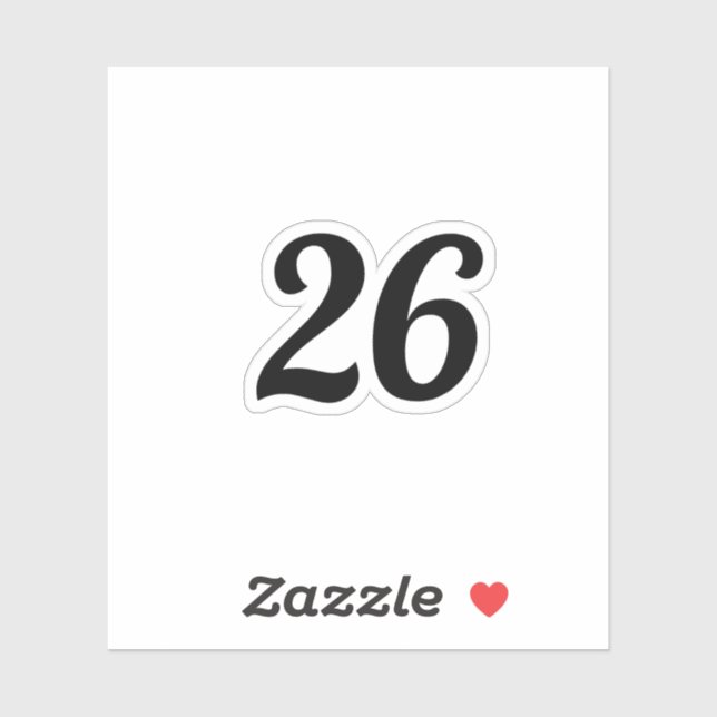 26 STICKER (Sheet)