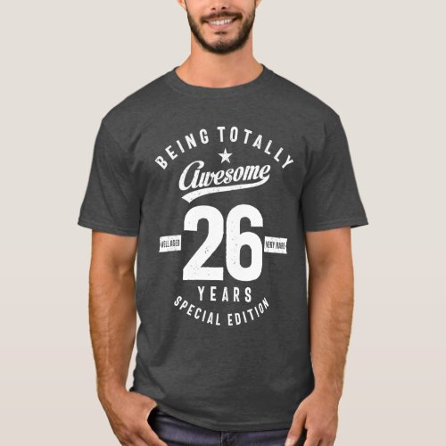 26 Year Old Gift  26th Birthday Gift T_Shirt