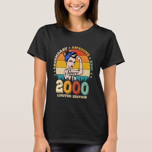 26 Year Old Legend Since 2000 - Awesome 26th Birth T-Shirt