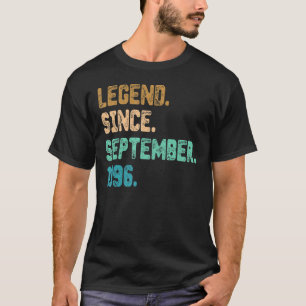 26 Year Old Legend Since September 1996 26th Birth T-Shirt