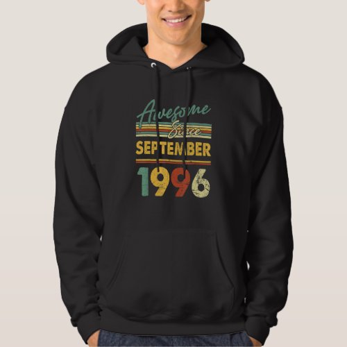 26 Years Old  Awesome Since September 1996 26th 6 Hoodie