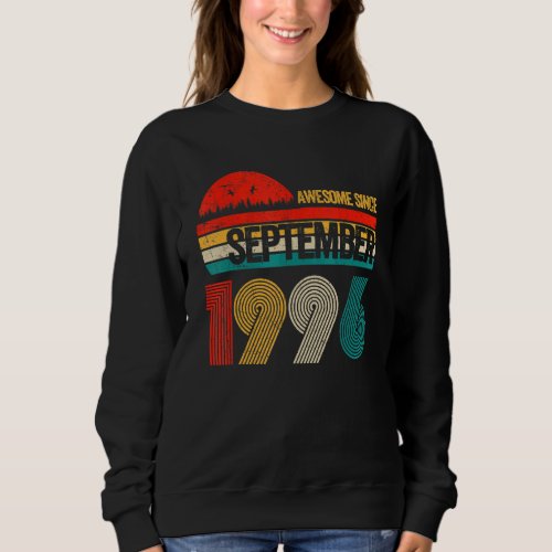 26 Years Old  Awesome Since September 1996 26th Sweatshirt