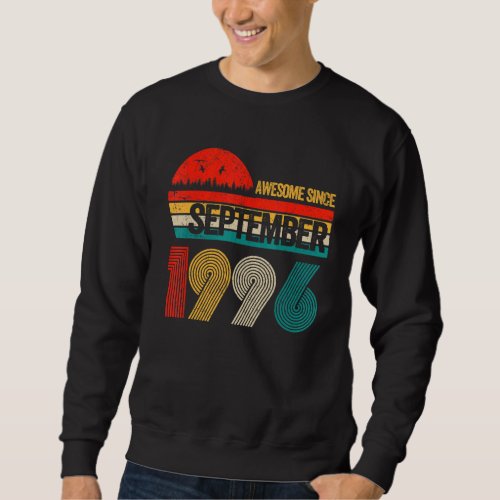 26 Years Old  Awesome Since September 1996 26th Sweatshirt