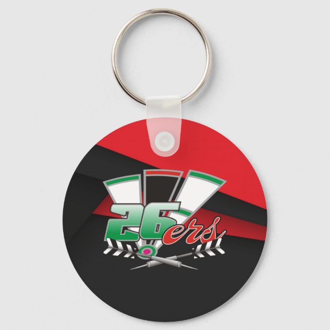 26ers Darts Team Keychain (Front)