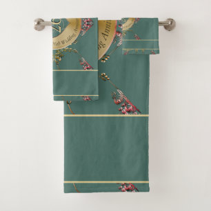 26th/Any Wedding Anniversary  Bath Towel Set