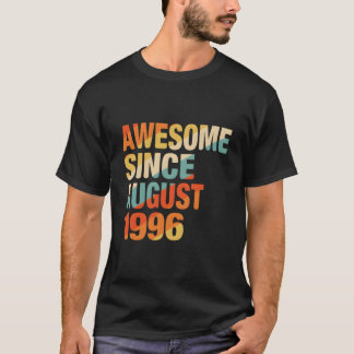 26Th Awesome Since August 1996 26 T-Shirt