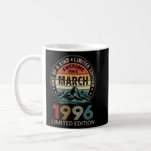 26th Birthday 26 Year Awesome Since March 1996  Coffee Mug