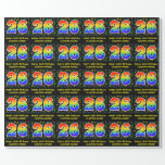 [ Thumbnail: 26th Birthday: Colorful Music Symbols, Rainbow 26 Wrapping Paper ]