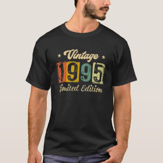 26Th Birthday Vintage 1995 Limited Edition 26 Year T-Shirt