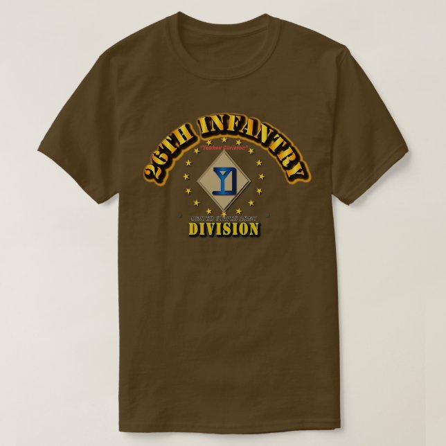 26th Infantry Division Yankee Division T-Shirt (Design Front)