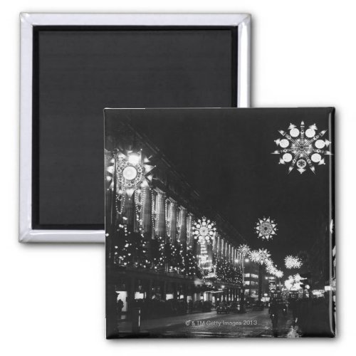 26th November 1960 City Christmas Lights Magnet