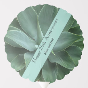 26th Wedding Anniversary Jade Balloon