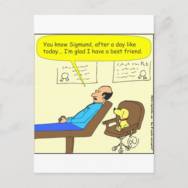 272 best friend cartoon in color postcard (Front)