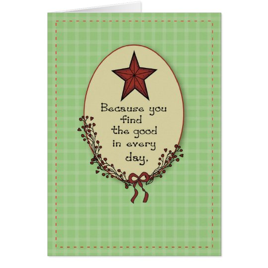 2736 Good In Every Day Country Birthday Card