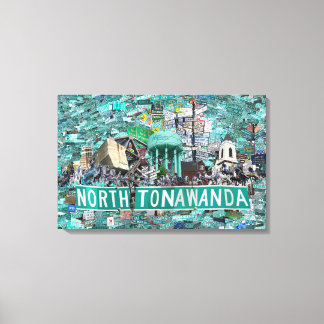 27.50" x 17.75 Stretched Canvas - Streets of NT Print