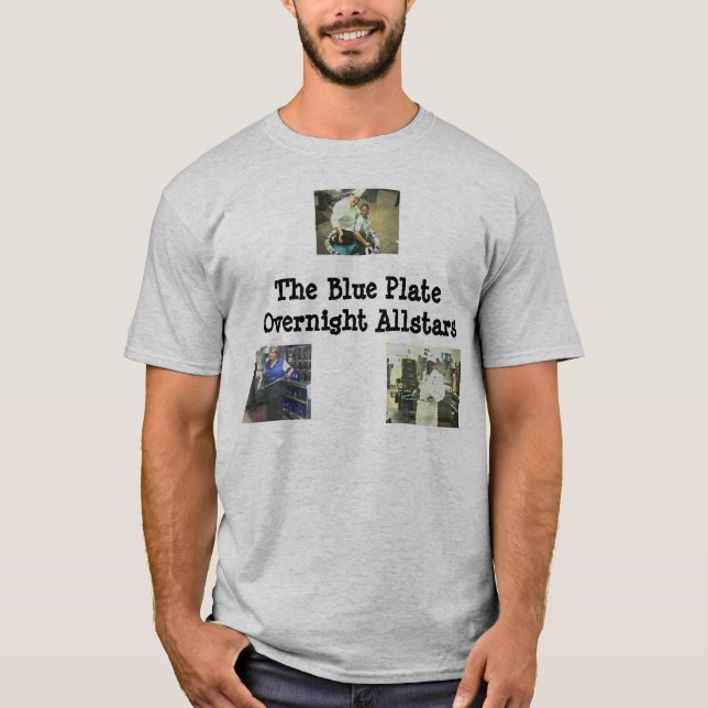 27, 55, 66, The Blue Plate Overnight Allstars T-Shirt (Front)